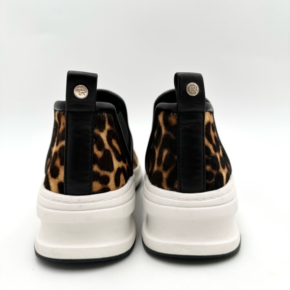Taryn Rose Zayda Leopard Print Calf Hair Slip On Sneakers - Picture 6 of 8